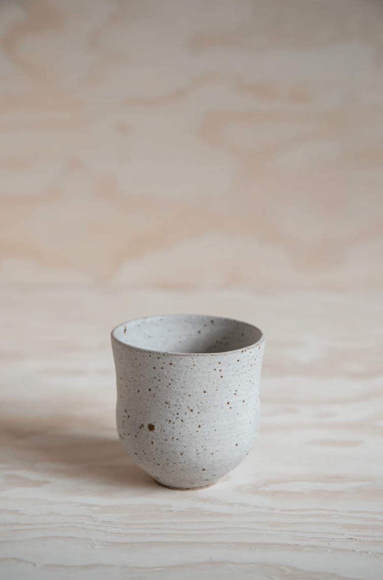 'Swallow' coffee mug by ceramicist Charlie Maw