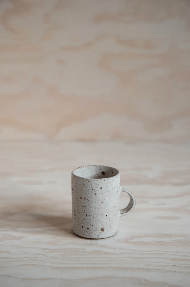 'Swallow' espresso mug by ceramicist Charlie Maw