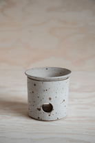 Handmade, wheel thrown 'Swallow' oil burner by artist Charlie Maw