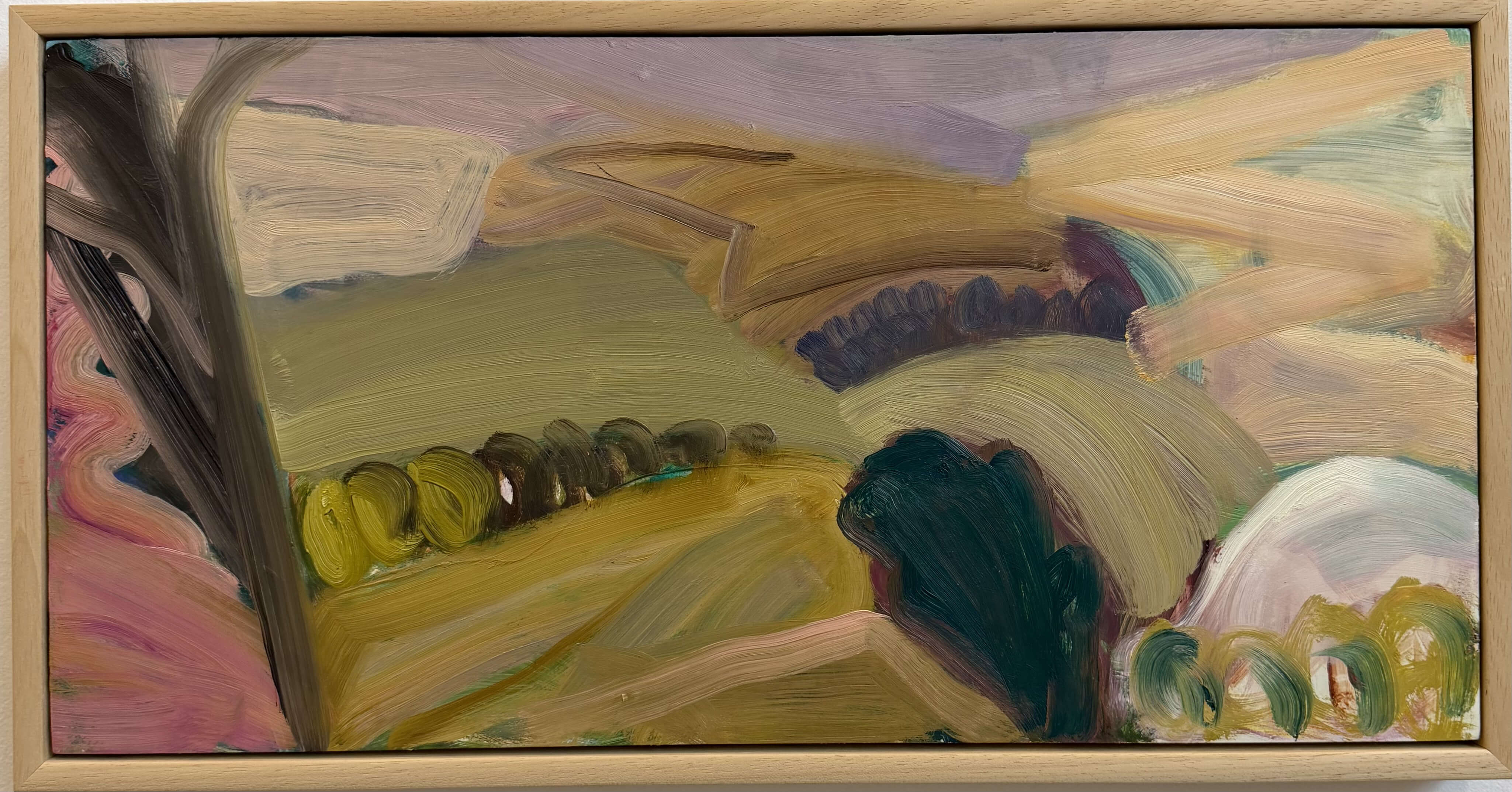 The Walk across Stockbridge Down, late September by Caroline Hall