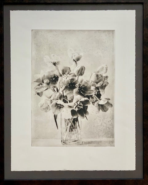 Vase of Tulips by Carrie Lees